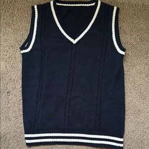 Women’s Navy Blue Sweater Vest